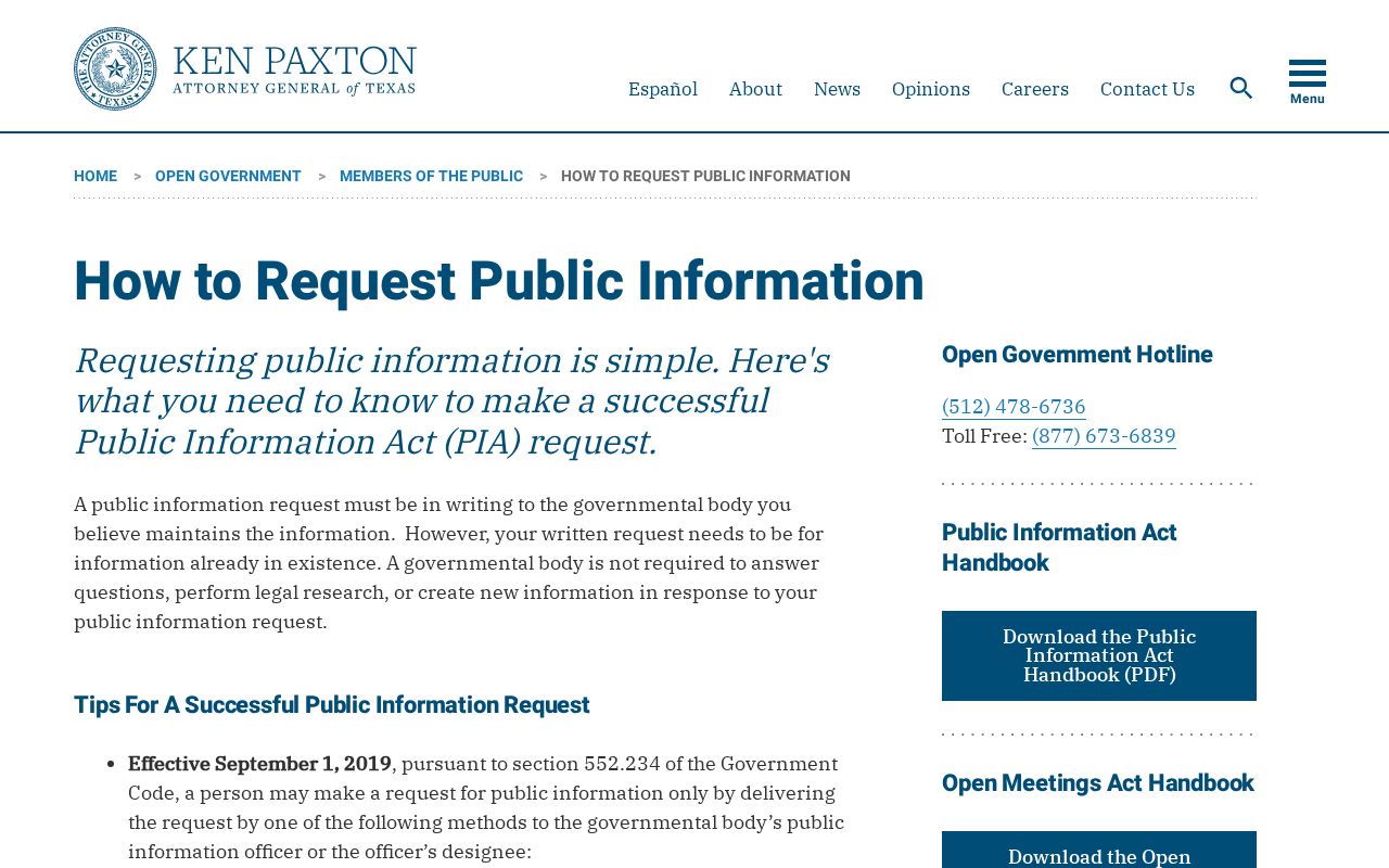 Swisher County traffic warrant records: Texas Attorney General public-information request instructions